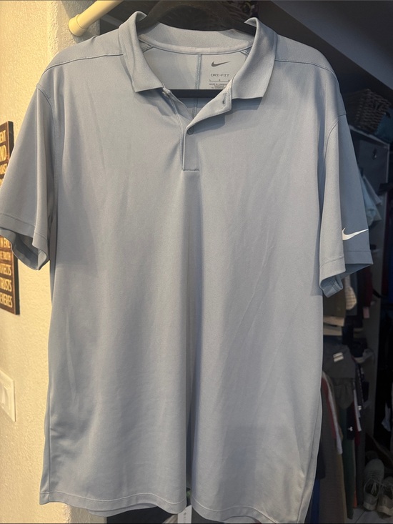 Nike Other - Nike Men’s Light Blue Dri-FIT Polo